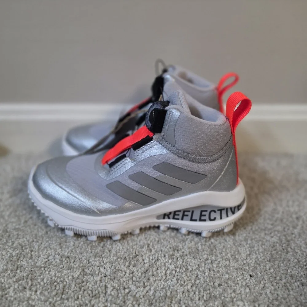 Adidas FortaRun BOA ATR Boots Reflective Silver  Grade School Size 12.5Y S23813